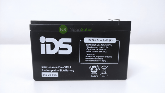 IDS 12V 7AH RECHARGEABLE LEAD ACID BATTERY - NeonSales {{ shop.shopifyCountryName }}