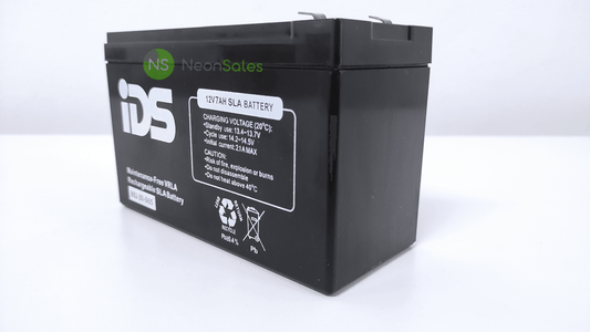 IDS 12V 7AH RECHARGEABLE LEAD ACID BATTERY - NeonSales {{ shop.shopifyCountryName }}