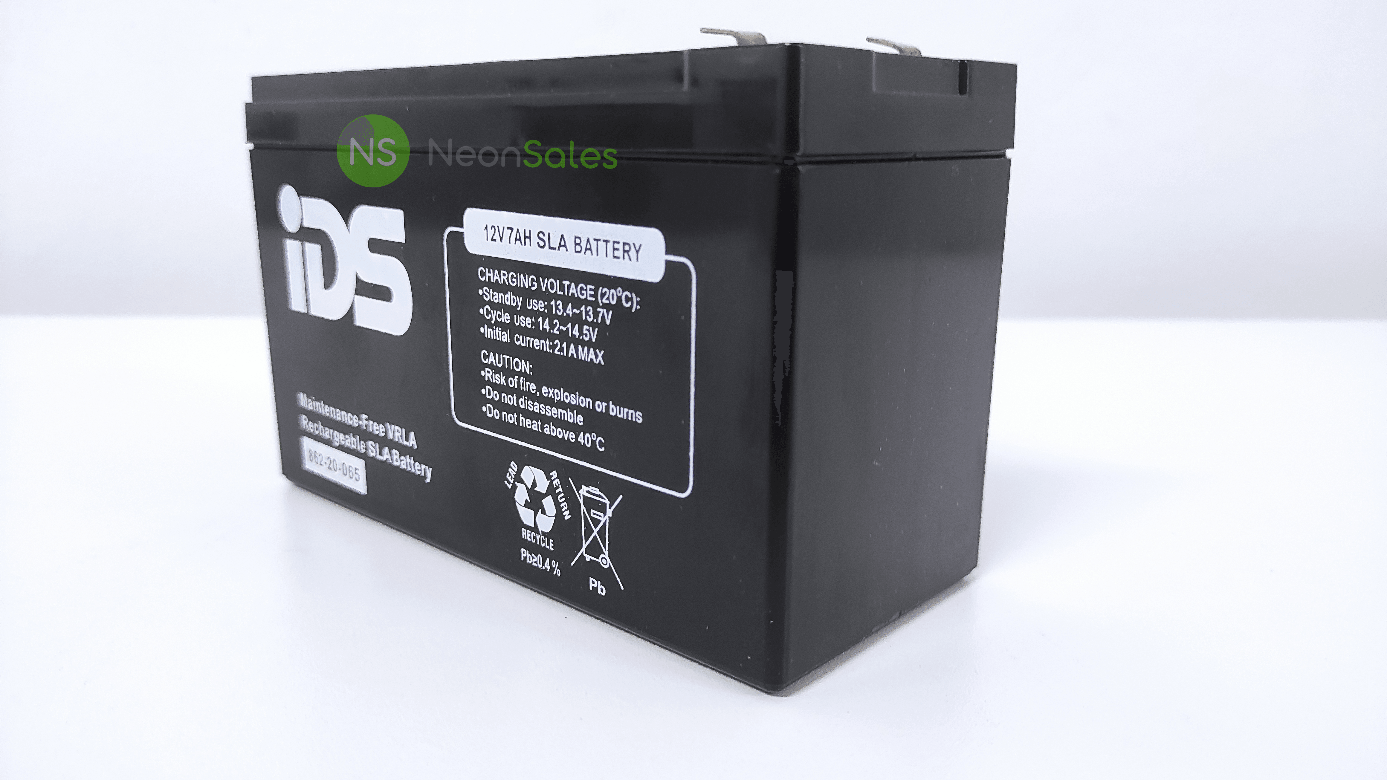 IDS 12V 7AH RECHARGEABLE LEAD ACID BATTERY - NeonSales South Africa