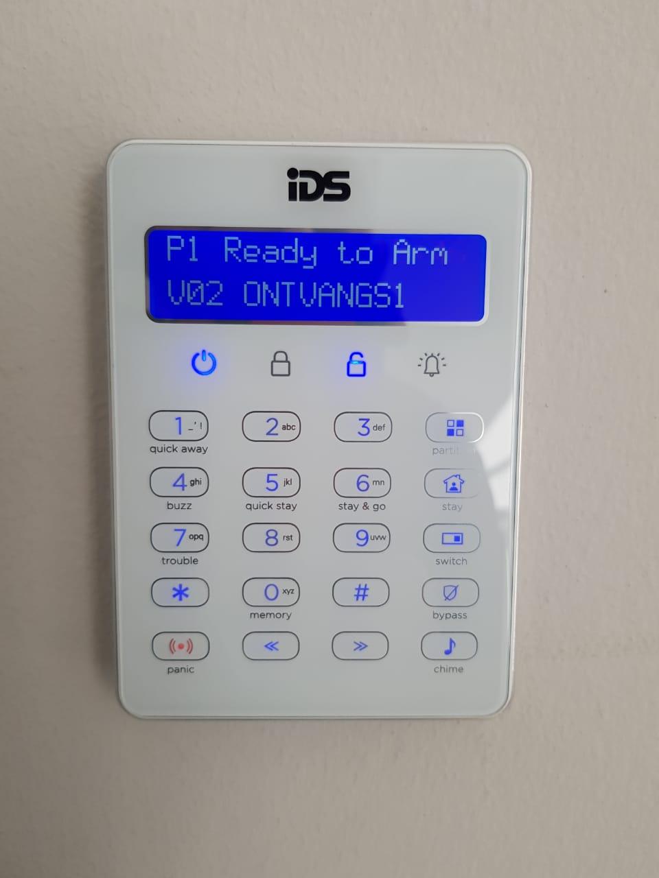 IDS X-SERIES LCD TOUCH KEYPAD - WHITE - NeonSales {{ shop.shopifyCountryName }}