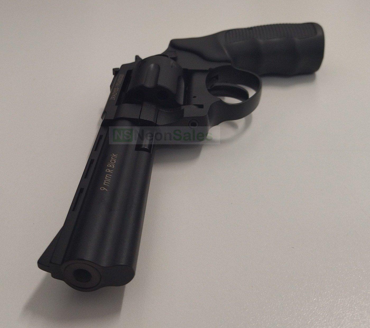 ZORAKI R1 - 4.5" REVOLVER BLANK GUN - BLACK - NeonSales