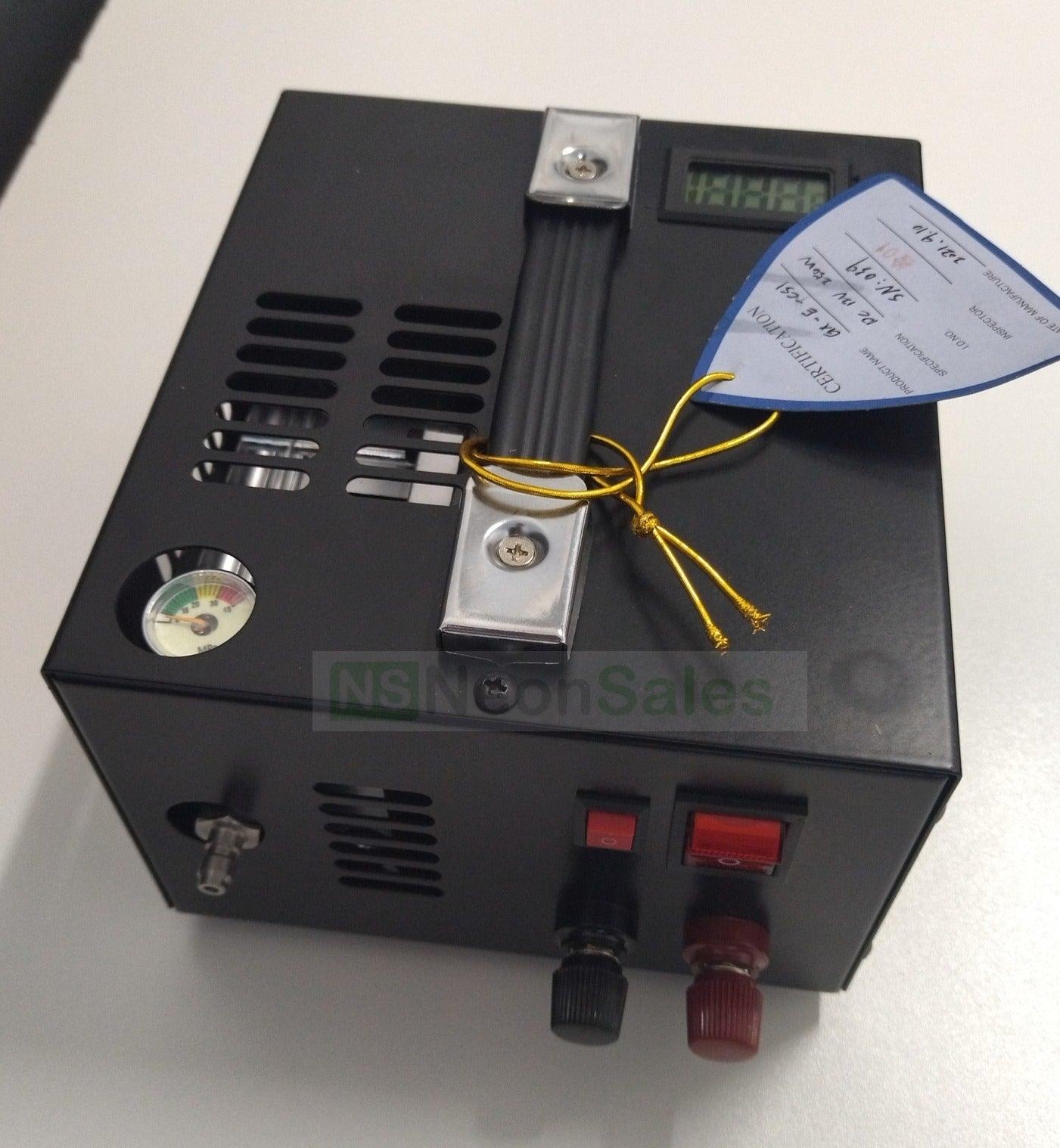 MINI HIGH-PRESSURE PCP COMPRESSOR 12V/220V - NeonSales