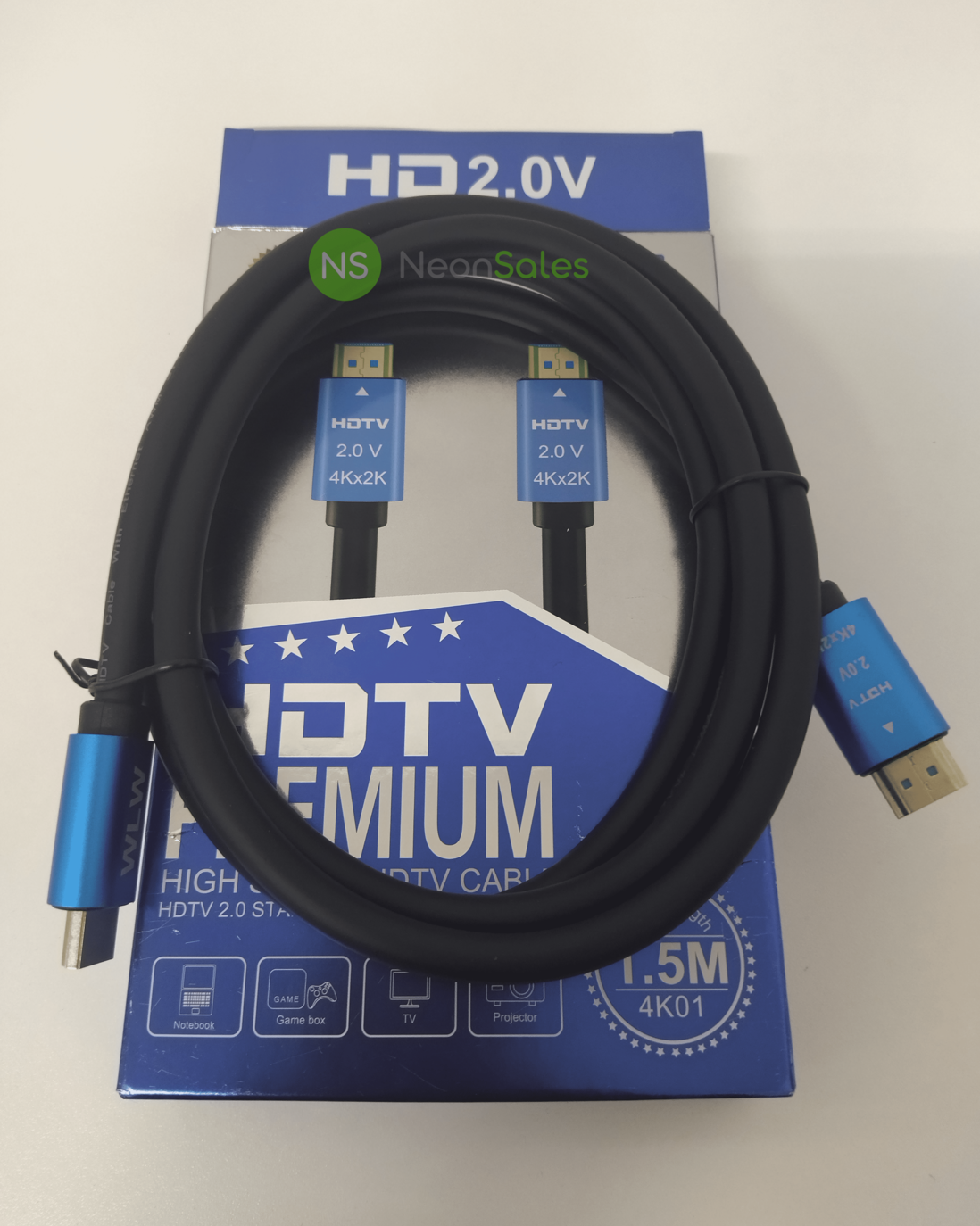 PREMIUM HDMI 4K-60HZ (18 GBPS) CABLE, 4KX2K - 1.5M
