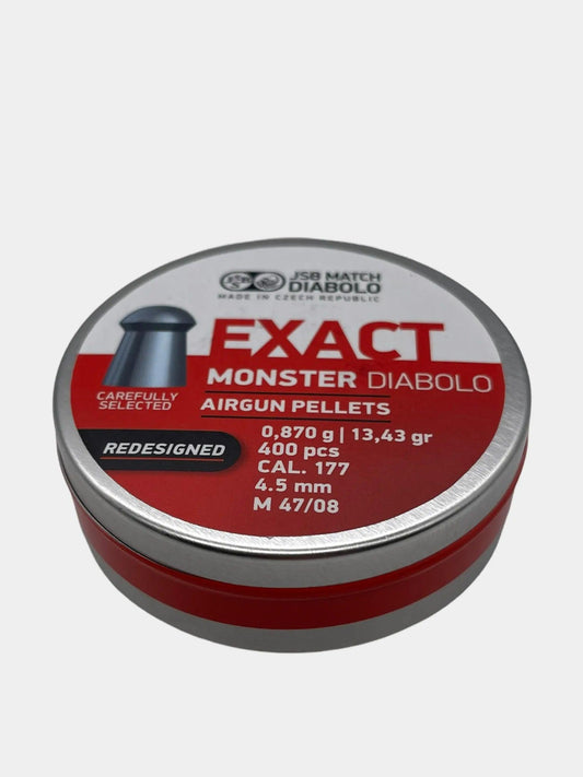 JSB .177 DIABOLO EXACT MONSTER REDESIGNED 13.43 GR - NeonSales {{ shop.shopifyCountryName }}