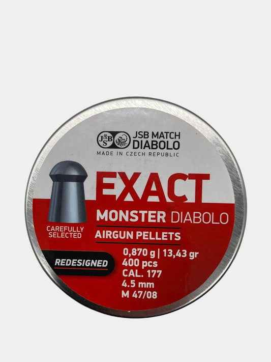 JSB .177 DIABOLO EXACT MONSTER REDESIGNED 13.43 GR - NeonSales {{ shop.shopifyCountryName }}
