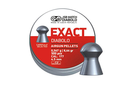 JSB 4.52MM EXACT DIABOLO 8.44GR - 500'S - NeonSales {{ shop.shopifyCountryName }}