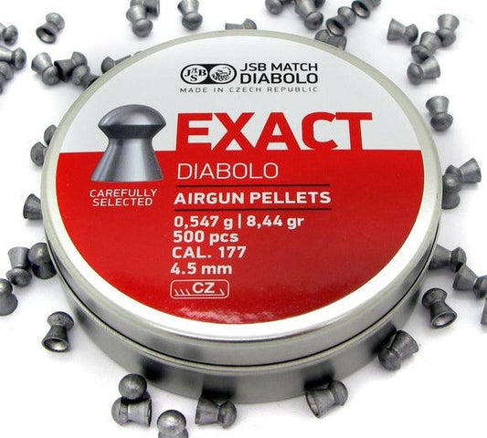 JSB 4.52MM EXACT DIABOLO 8.44GR - 500'S - NeonSales {{ shop.shopifyCountryName }}