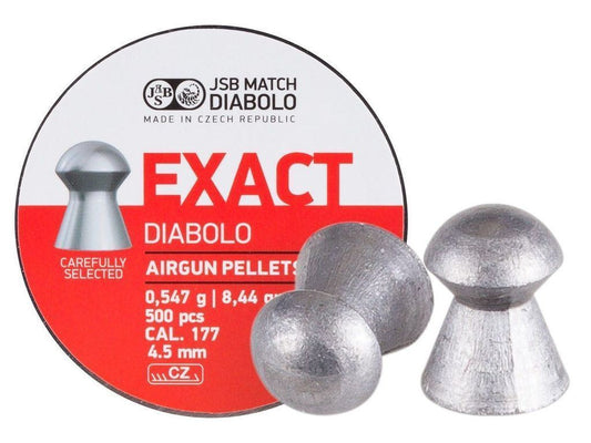 JSB 4.52MM EXACT DIABOLO 8.44GR - 500'S - NeonSales {{ shop.shopifyCountryName }}
