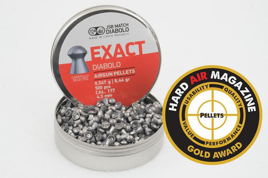 JSB 4.52MM EXACT DIABOLO 8.44GR - 500'S - NeonSales {{ shop.shopifyCountryName }}