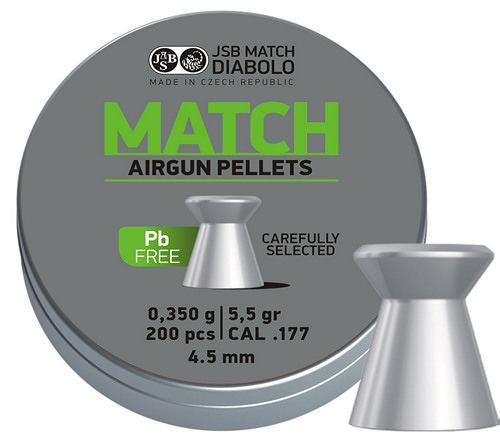 JSB 4.5MM MATCH LEAD FREE 5.5GR - 200'S - NeonSales {{ shop.shopifyCountryName }}