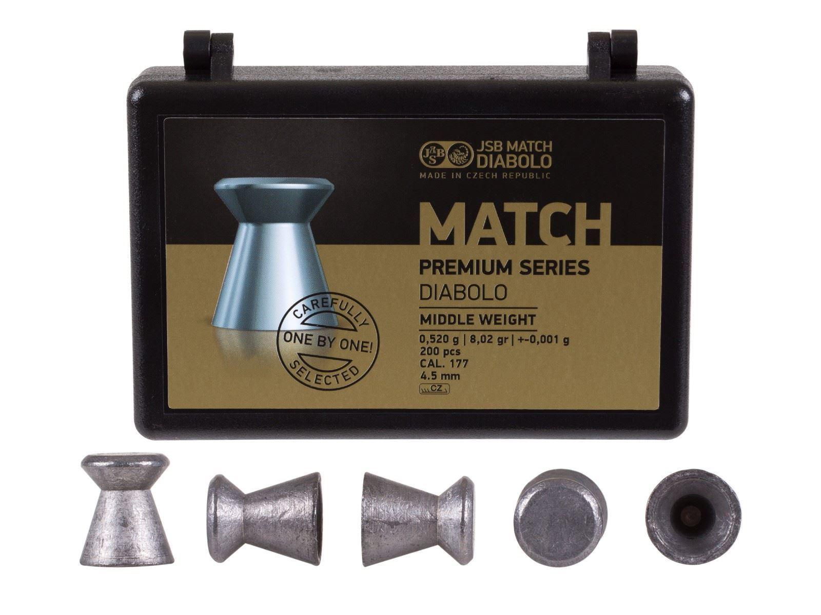JSB 4.5MM MATCH PREMIUM SERIES 8.02GR - 200'S - NeonSales {{ shop.shopifyCountryName }}