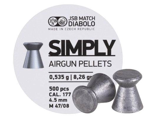 JSB 4.5MM SIMPLY PELLETS - 8.26GR - NeonSales {{ shop.shopifyCountryName }}