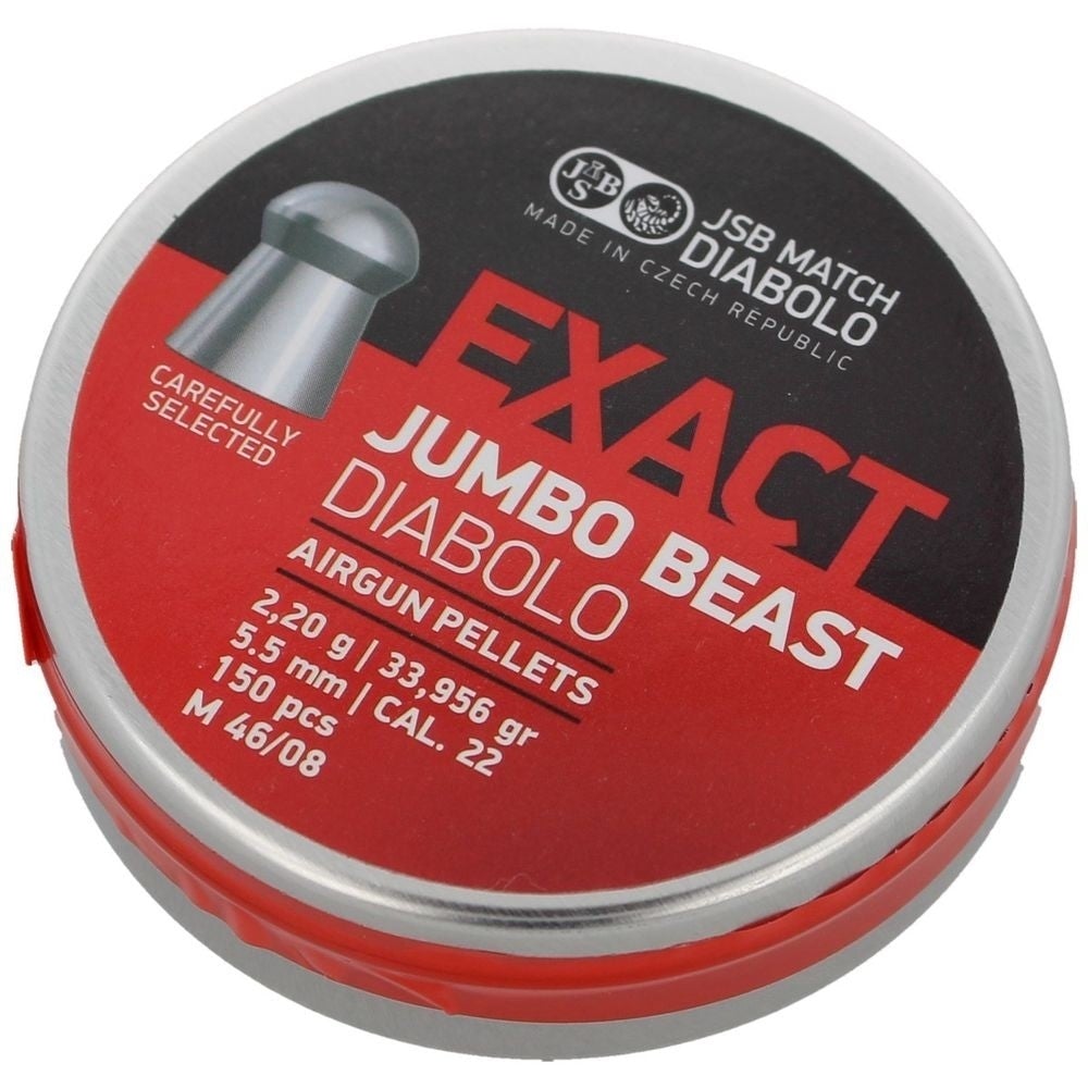 JSB 5.5MM EXACT JUMBO BEAST 33.95GR- 150'S - NeonSales South Africa