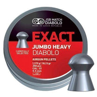 JSB 5.5MM EXACT JUMBO HEAVY DIABOLO 18.13GR -250'S - NeonSales {{ shop.shopifyCountryName }}