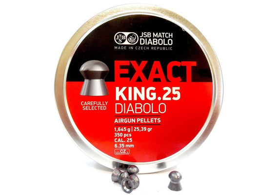 JSB 6.35MM EXACT KING 25.39GR- 350'S - NeonSales {{ shop.shopifyCountryName }}
