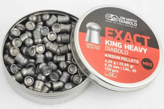 JSB 6.35MM EXACT KING HEAVY MK II 33.95GR- 300'S - NeonSales {{ shop.shopifyCountryName }}