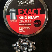 JSB 6.35MM EXACT KING HEAVY MK II 33.95GR- 300'S - NeonSales {{ shop.shopifyCountryName }}
