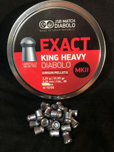 JSB 6.35MM EXACT KING HEAVY MK II 33.95GR- 300'S - NeonSales {{ shop.shopifyCountryName }}