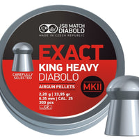 JSB 6.35MM EXACT KING HEAVY MK II 33.95GR- 300'S - NeonSales {{ shop.shopifyCountryName }}
