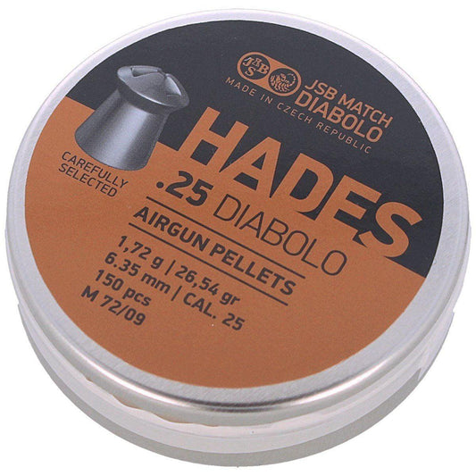 JSB 6.35MM HADES DIABOLO 26.54GR - 300'S - NeonSales {{ shop.shopifyCountryName }}