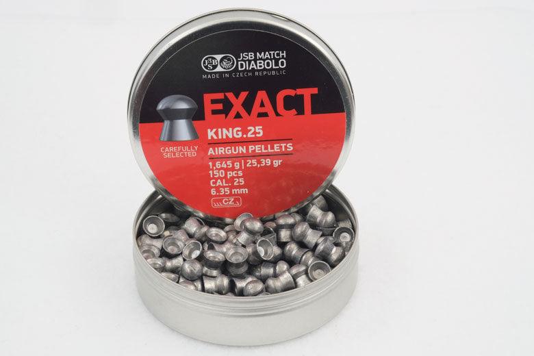 JSB DIABOLO EXACT KING .25 (25.39GR) - 350's - NeonSales {{ shop.shopifyCountryName }}