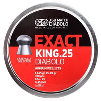 JSB DIABOLO EXACT KING .25 (25.39GR) - 350's - NeonSales {{ shop.shopifyCountryName }}