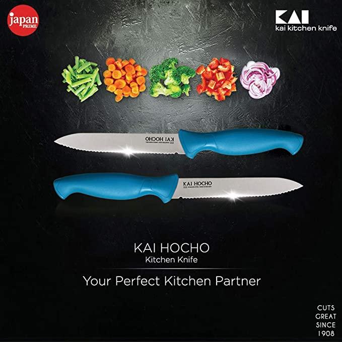 KAI HOCHO PARING KNIFE SERRATED BLUE - NeonSales {{ shop.shopifyCountryName }}