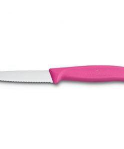 KAI HOCHO PARING KNIFE SERRATED PINK - 11CM - NeonSales {{ shop.shopifyCountryName }}
