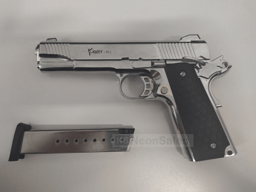 KUZEY 911 #3 BLANK GUN - S/CHROME - NeonSales {{ shop.shopifyCountryName }}