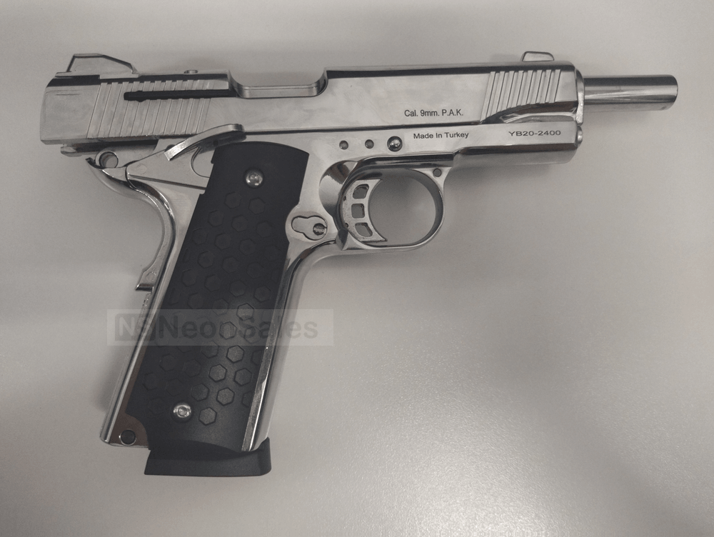 KUZEY 911 #3 BLANK GUN - S/CHROME - NeonSales {{ shop.shopifyCountryName }}