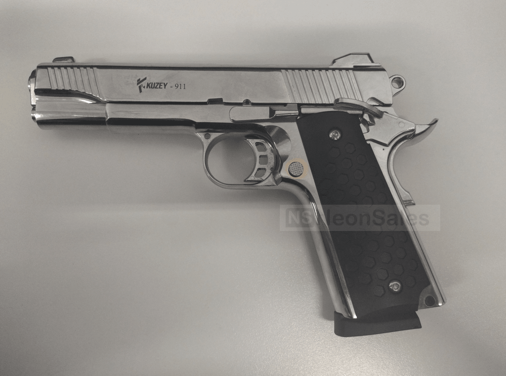 KUZEY 911 #3 BLANK GUN - S/CHROME - NeonSales {{ shop.shopifyCountryName }}