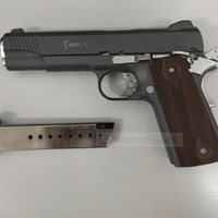 KUZEY 911 BLANK GUN - SMOKED W/ WALNUT GRIPS - NeonSales {{ shop.shopifyCountryName }}