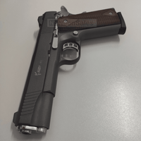 KUZEY 911 BLANK GUN - SMOKED W/ WALNUT GRIPS - NeonSales {{ shop.shopifyCountryName }}