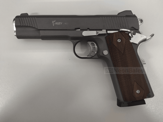 KUZEY 911 BLANK GUN - SMOKED W/ WALNUT GRIPS - NeonSales {{ shop.shopifyCountryName }}
