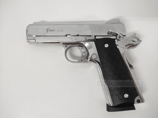 KUZEY 911SX #2 BLANK GUN - ALL CHROME - NeonSales {{ shop.shopifyCountryName }}