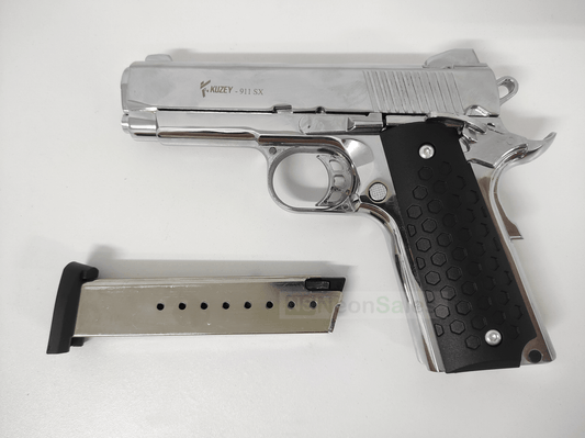 KUZEY 911SX #2 BLANK GUN - ALL CHROME - NeonSales {{ shop.shopifyCountryName }}