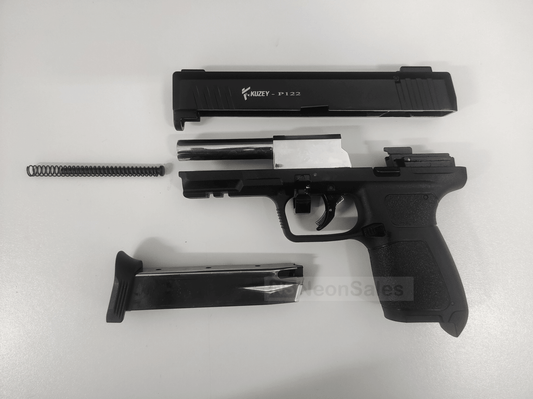 KUZEY P122 BLANK GUN 9X22MM - BLACK - NeonSales {{ shop.shopifyCountryName }}