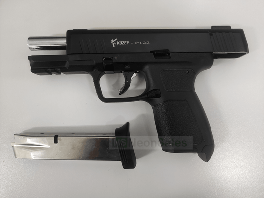 KUZEY P122 BLANK GUN 9X22MM - BLACK - NeonSales {{ shop.shopifyCountryName }}