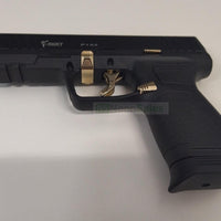 KUZEY P122 BLANK GUN - BLACK W/ GOLD TRIM - NeonSales {{ shop.shopifyCountryName }}
