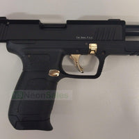 KUZEY P122 BLANK GUN - BLACK W/ GOLD TRIM - NeonSales {{ shop.shopifyCountryName }}