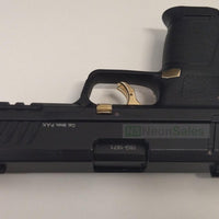 KUZEY P122 BLANK GUN - BLACK W/ GOLD TRIM - NeonSales {{ shop.shopifyCountryName }}