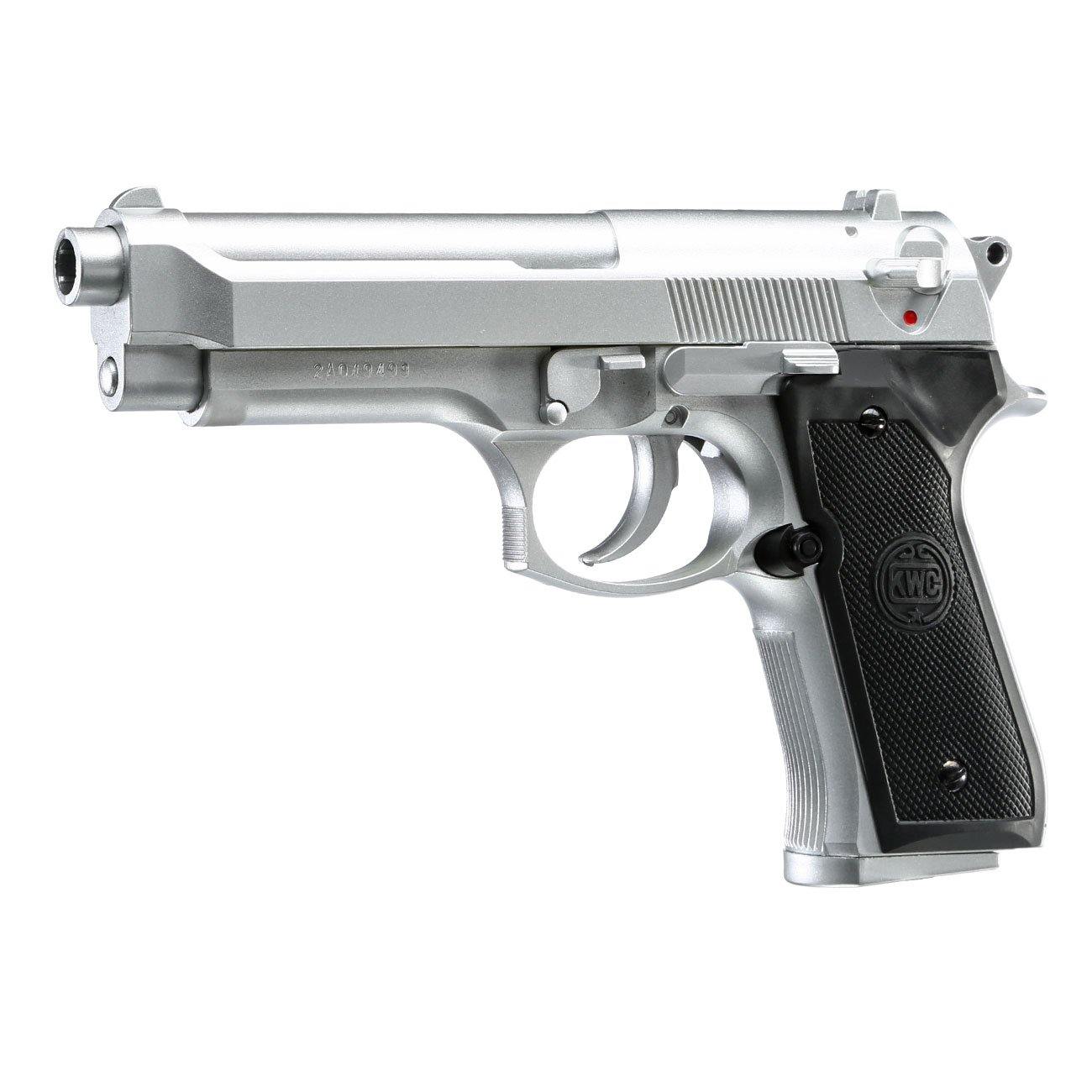 KWC 6MM BERRETA M92 AIRSOFT PISTOL - SILVER - NeonSales South Africa