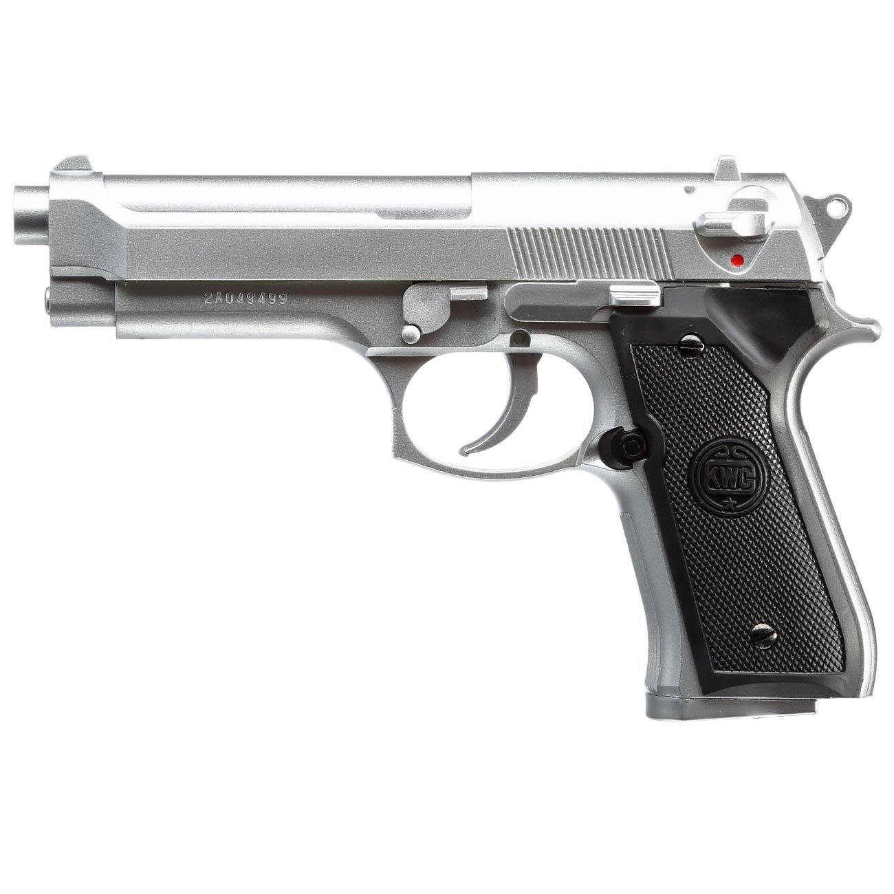 KWC 6MM BERRETA M92 AIRSOFT PISTOL - SILVER - NeonSales South Africa