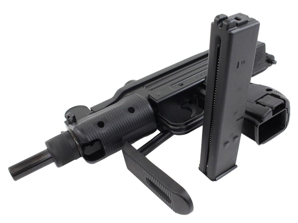 KWC UZI MACHINE GUN - BB COMBO 1500 BB'S + 10 GAS - NeonSales South Africa