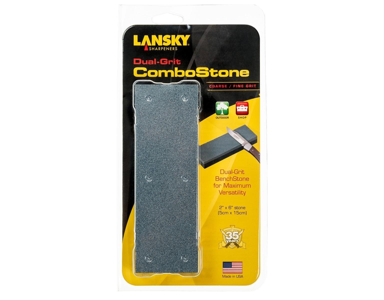 LANSKY COMBO SHARPENING BENCH STONE - 6" - NeonSales {{ shop.shopifyCountryName }}