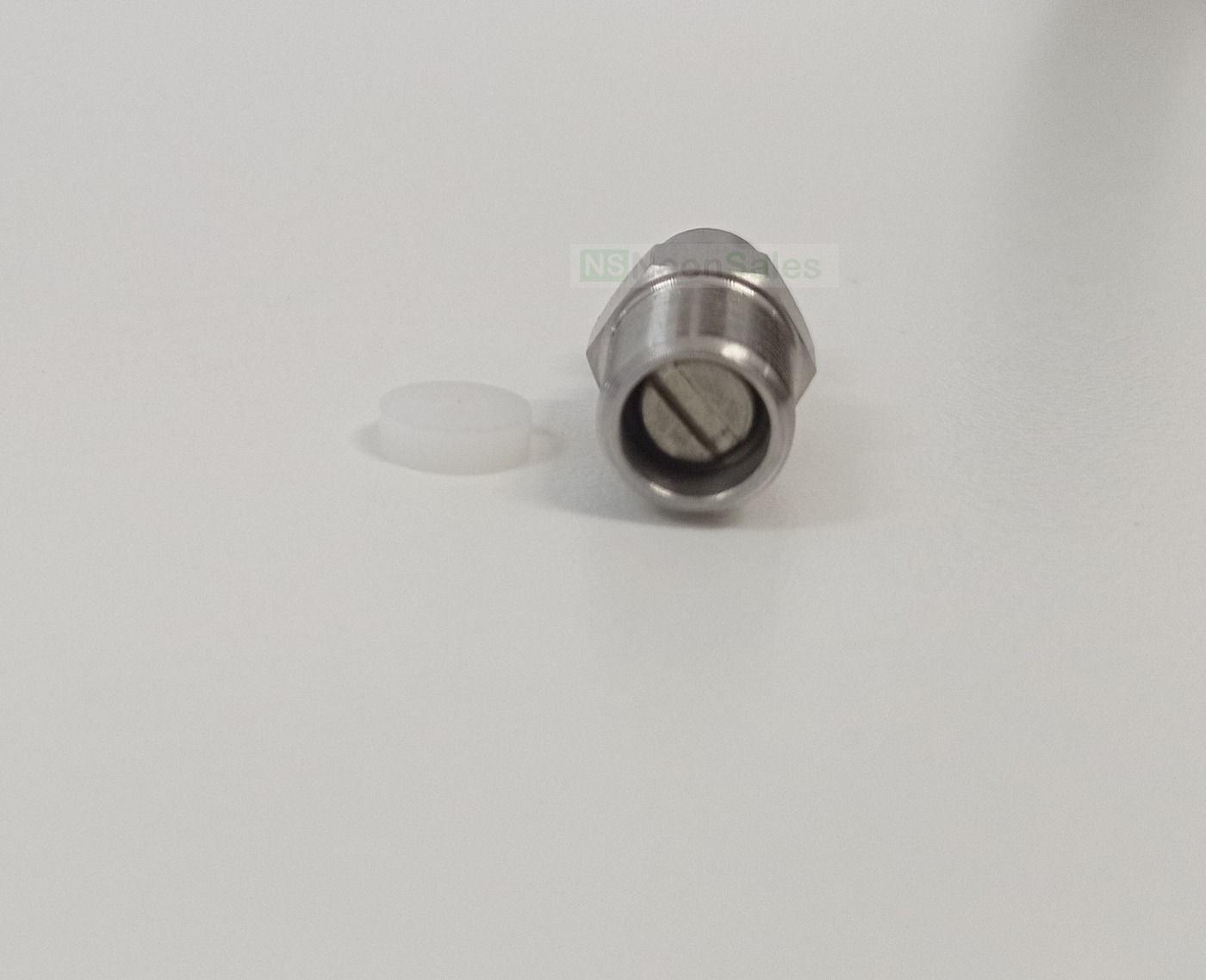 MALE Q/C NON-RETURN (BRASS FILTER) X MALE 1/8" BSP - NeonSales South Africa