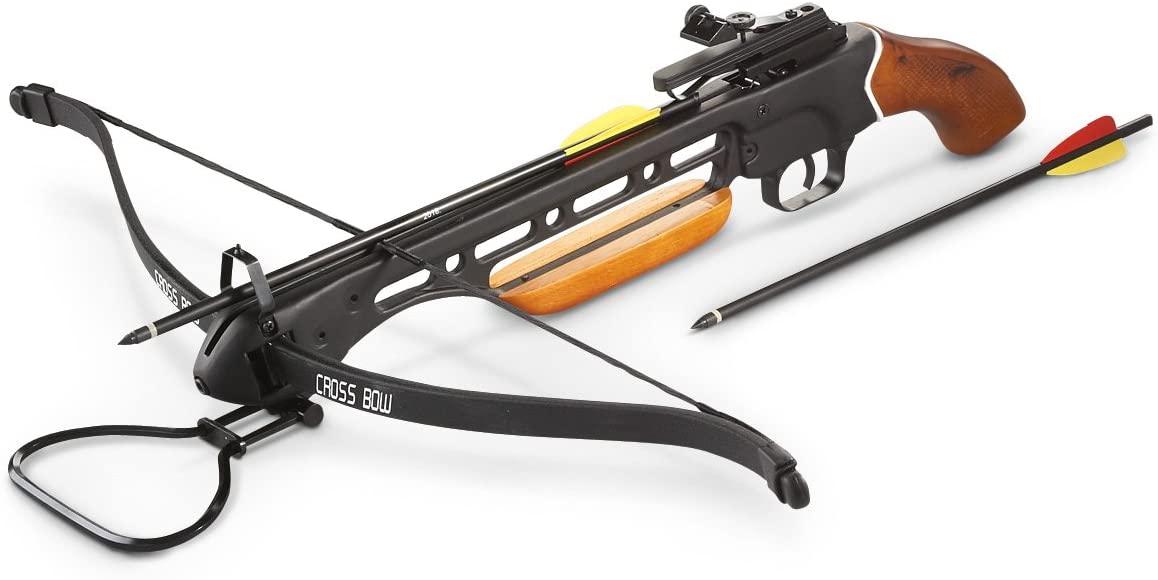 MANKUNG 150LBS CROSSBOW W/ WOODEN HANDLE MK-150A1H - NeonSales {{ shop.shopifyCountryName }}
