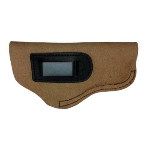 MAVERICK CLIP ON BROWN SUEDE HOLSTER - LARGE AUTO - NeonSales {{ shop.shopifyCountryName }}
