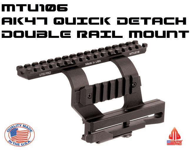 MTU016 UTG AK-47 QD SIDE MOUNT PICATINNY ADAPTER - NeonSales South Africa