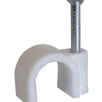 NAIL IN CLIPS ROUND WHITE 20MM 1'S - NeonSales {{ shop.shopifyCountryName }}